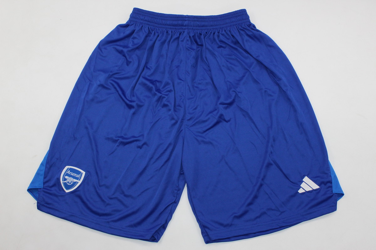 AAA Quality Arsenal 23/24 GK Blue Soccer Shorts